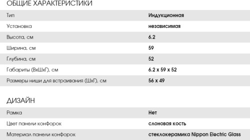 Индукционная варочная панель Weissgauff (Вайсгауф) HI 641 GS