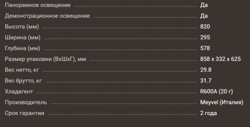 Винный шкаф Meyvel (Мейвел) MV19NH-KWT1