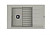 Кухонная мойка Florentina (Флорентина) Липси 780Р, грей