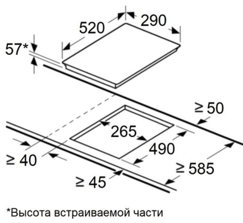 Индукционная варочная панель MAUNFELD CVI292S2BBG
