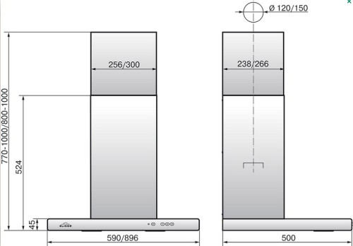 Вытяжка Elikor (Эликор) Квадра 60 антрацит