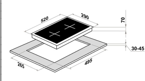 Индукционная варочная панель MAUNFELD CVI292SFBK