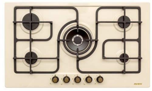 Газовая варочная панель AVEX (Авекс) RY 9052 (бежевая)