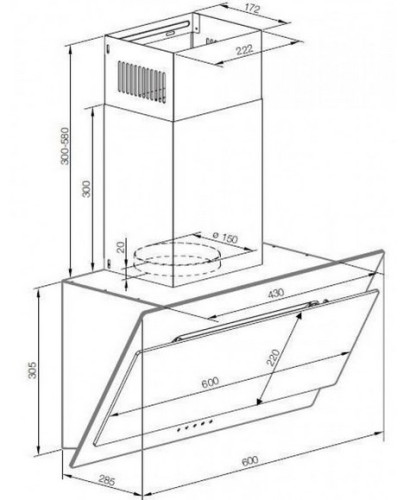 Вытяжка Graude (Грауде) DH 60.0 GE