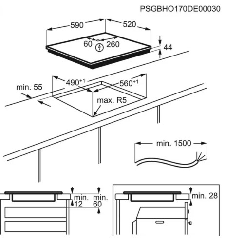 Индукционная варочная панель AEG (АЕГ) IKE64471FB