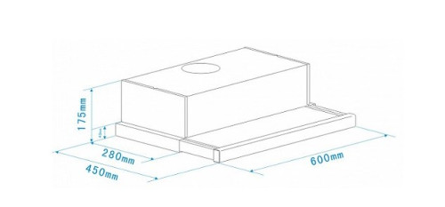 Вытяжка MAUNFELD (Маунфилд) VS LIGHT 60 IX