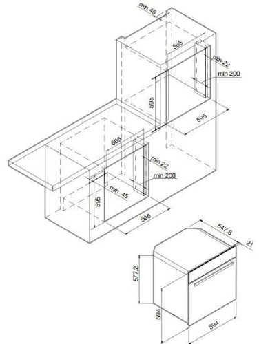Духовой шкаф Graude (Грауде) BMDP 60.0 SG