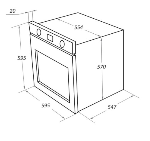 Электрический духовой шкаф MAUNFELD (Маунфилд) EOEM.769B3