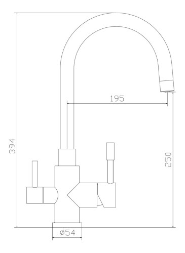 Смеситель Seaman Eco Venice SSN-1339