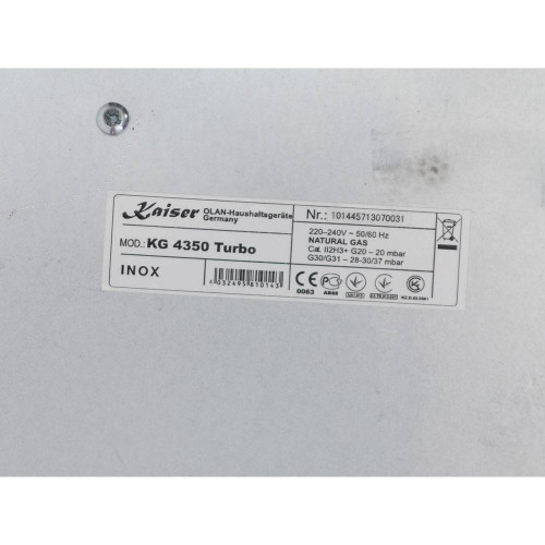 Газовая варочная панель Kaiser (Кайзер) KG 4350 Turbo