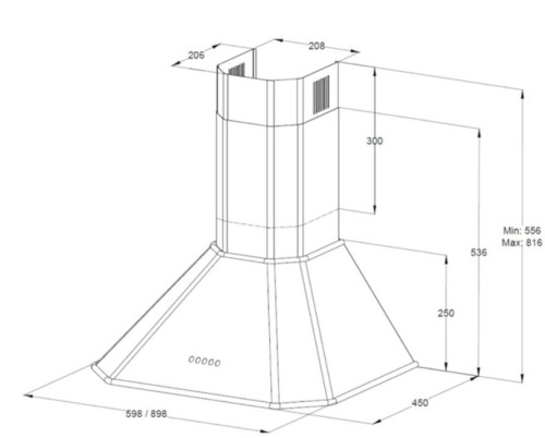 Вытяжка Korting (Кёртинг) KHC 6839 RCN