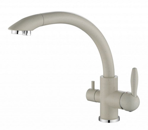 Смеситель для кухни Paulmark (Паульмарк) Essen Es213001-331, белый