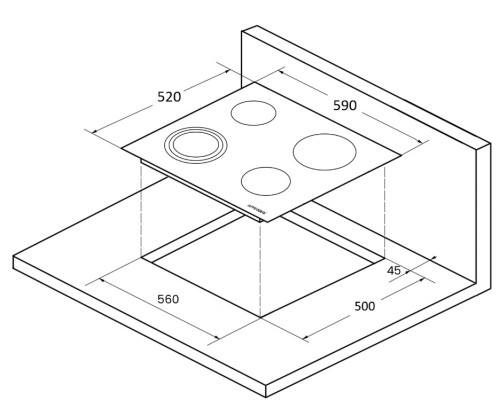 Электрическая варочная панель Kuppersberg (Купперсберг) ECS 603 C