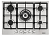 Газовая варочная панель RICCI (Риччи) RGN-EL5008IX