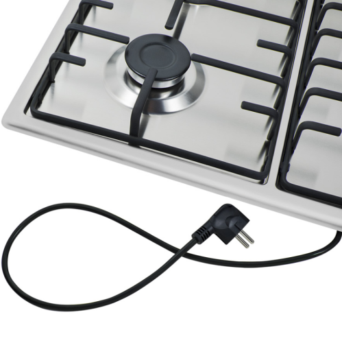 Газовая варочная панель MAUNFELD (Маунфилд) EGHS.64.3ES/G нержавеющая сталь + ВИДЕО