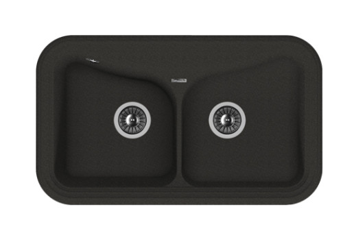 Кухонная мойка Florentina (Флорентина) Крит 860, черный