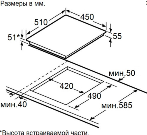 Электрическая варочная панель MAUNFELD (Маунфилд) AVCE4532DBK