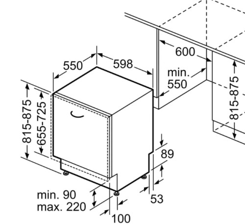 Встраиваемая посудомоечная машина Bosch (Бош) SMD8TCX04E