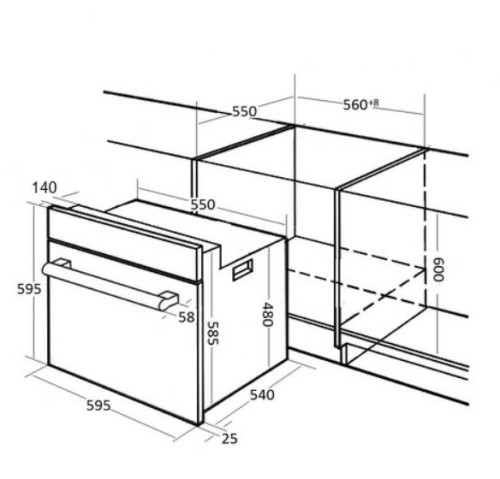 Электрический духовой шкаф Kuppersberg (Купперсберг) SR 609 C Bronze