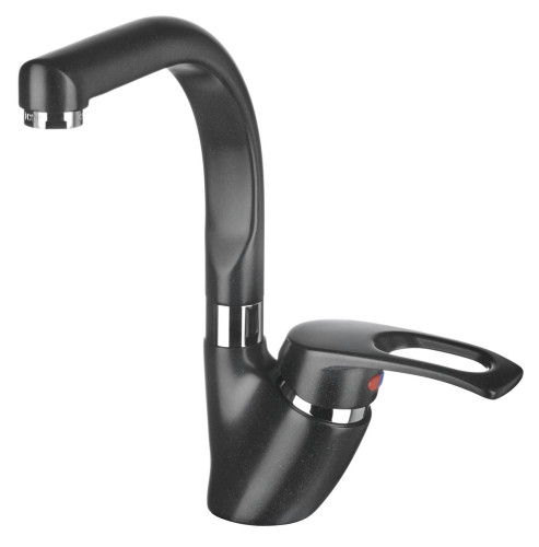 Смеситель для кухни Granula GR-1824 bl, черный