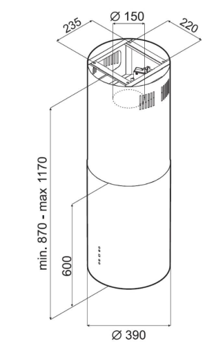 Вытяжка Kuppersberg (Купперсберг) TUBA B