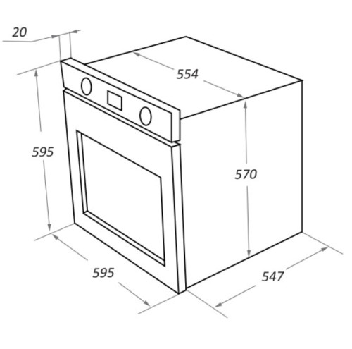 Электрический духовой шкаф MAUNFELD (Маунфилд) EOEH.7611S2