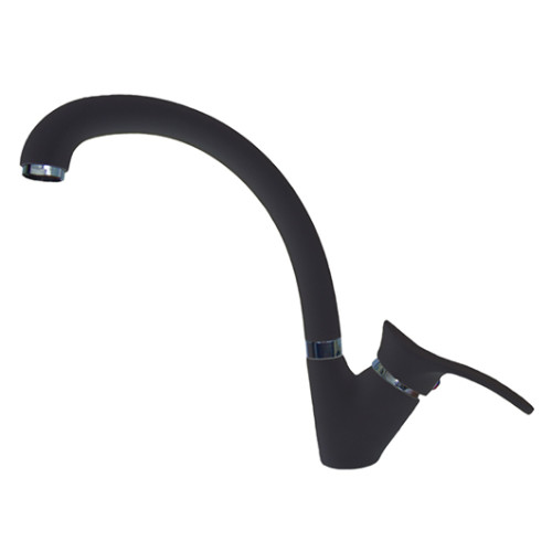 Смеситель FL-03 Омега, цвет антрацит