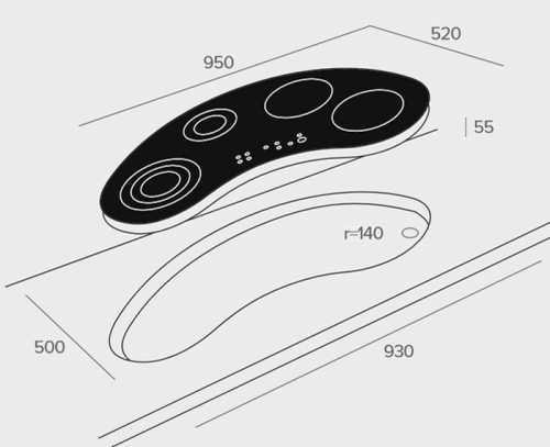 Индукционная варочная панель Teka (Тека) IRC 9430 KS