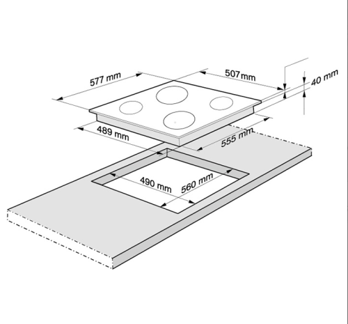 Электрическая варочная панель Fornelli (Форнелли) PV 6017 Dolce