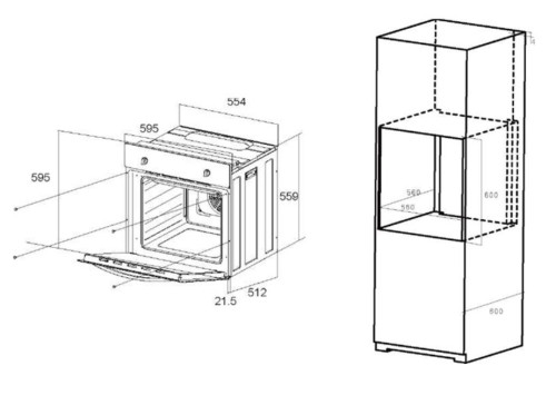 Электрический духовой шкаф MAUNFELD (Маунфилд) EOEC.586PB