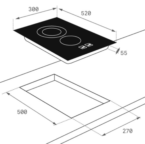 Электрическая варочная панель Teka (Тека) TR 3220
