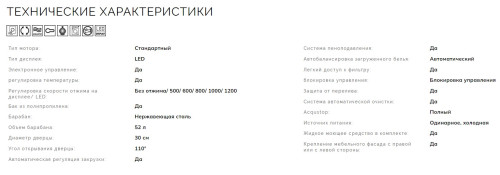 Встраиваемая стиральная машина Smeg (Смег) LSIA127