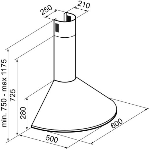 Вытяжка Korting (Кёртинг) KHC 6930 X