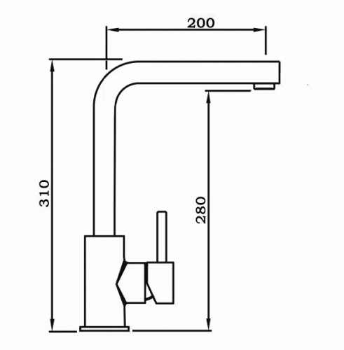 Смеситель Seaman Eco Glasgow SSN-3028 Stylus