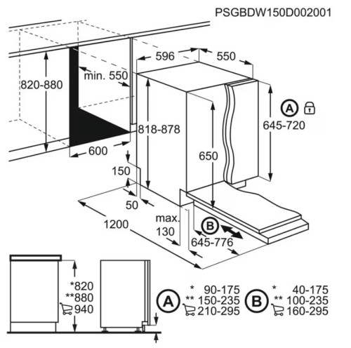 Встраиваемая посудомоечная машина Electrolux (Электролюкс) EEM 48300L