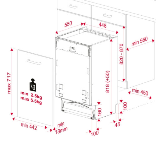 Встраиваемая посудомоечная машина Teka (Тека) DFI 44700