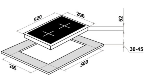 Электрическая варочная панель MAUNFELD (Маунфилд) CVCE292BK