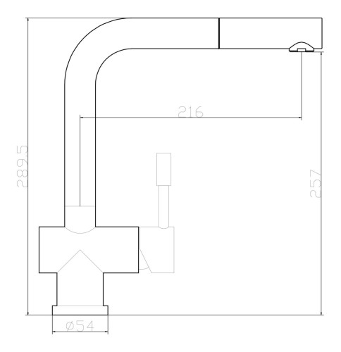 Смеситель Seaman Eco Venice SSN-0912P Night