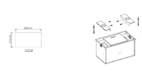 Вытяжка MAUNFELD (Маунфилд) Crosby flat 52 нержавейка