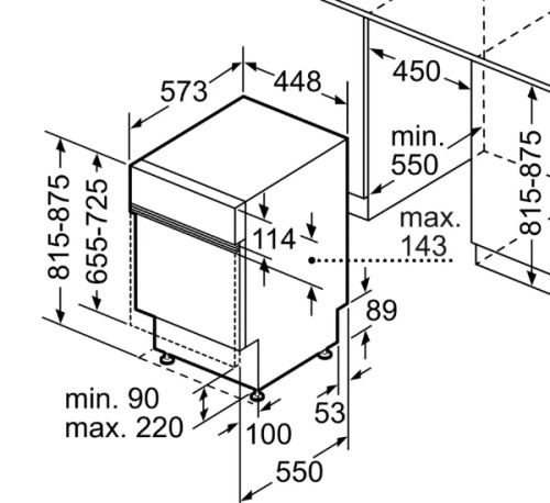 Встраиваемая посудомоечная машина Siemens (Сименс) SR53ES24KE