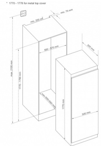 Холодильник Korting (Кёртинг) KSI 1855