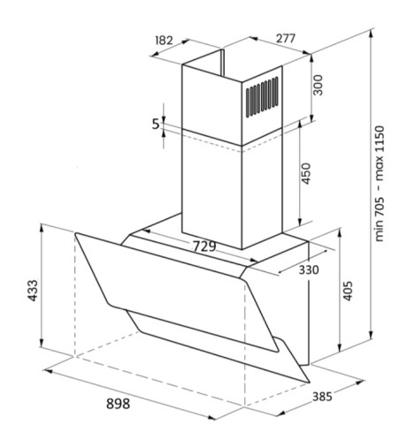 Вытяжка Kuppersberg (Купперсберг) F 930 W