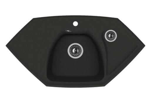 Кухонная мойка Florentina (Флорентина) Сардиния, черный