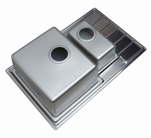 Кухонная мойка Seaman Eco Roma SMR-7850B Slam-shut (два отв.)