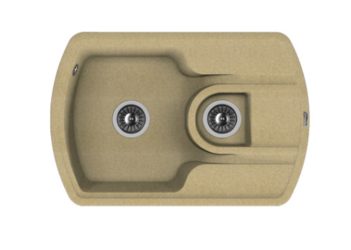 Кухонная мойка Florentina (Флорентина) Нире 760К, бежевый