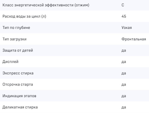Стиральная машина MAUNFELD (Маунфилд) MFWM127WH05