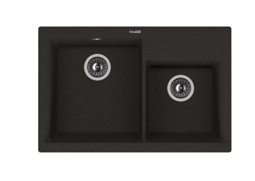 Кухонная мойка Florentina (Флорентина) Касси 780, черный