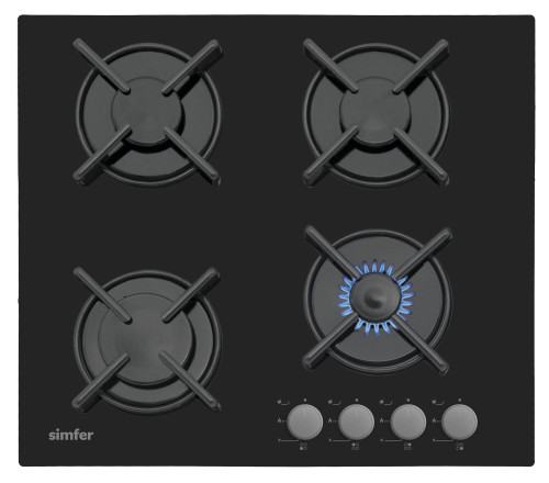 Газовая варочная панель Simfer (Симфер) H60N40B412