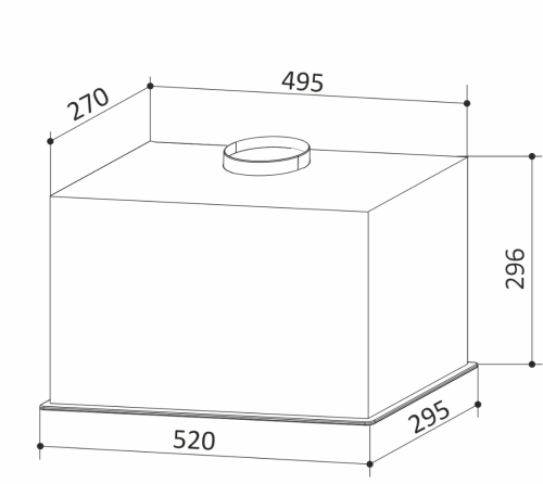 Встраиваемая вытяжка EXITEQ (Экзитег) EX - 1236 black