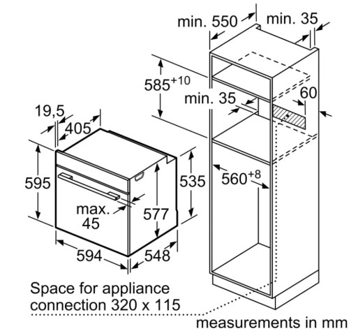 Электрический духовой шкаф Siemens (Сименс) HB676G0S6M